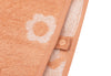 Poncho de bain réversible Jollein Flower en éponge rose pêche avec capuche pour bébé et enfant