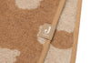 Poncho de bain réversible Jollein Teddy Bear en éponge beige avec capuche pour bébé et enfant