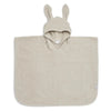 Poncho éponge lapin Nougat Jollein pour enfant.