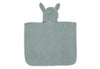 Poncho avec oreilles de lapin, Ash Green, Jollein.