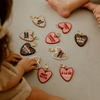 Porte-clés cœur léopard Mamma Love Atelier Wagram