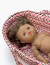 Poupée Gordis Madeleine Minikane 34 cm aux yeux dormeurs et cheveux bruns bouclés