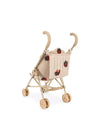 Poussette poupée Strawberry Sequins Konges Sløjd canne pliable enfant