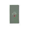 Protège livret de famille en gaze olive personnalisable, marque Atelier Wagram.