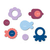 Puzzle de bain en mousse Bord de Mer avec 10 pièces colorées flottantes – Quut