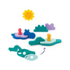 puzzle pour le bain dans la jungle, quut. 