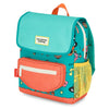 Sac à dos carré Disco Roar Hello Hossy turquoise pour enfants de 2 à 5 ans