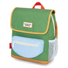Sac à dos carré Green Lake Hello Hossy vert et bleu pour enfants