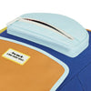 Sac à dos carré Mini Blue Canyon Hello Hossy bleu et camel pour enfants