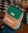 Sac à dos carré Musique Festival Hello Hossy pour enfants avec motifs festival et poche zippée