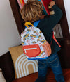 Sac à dos Happy Ride Hello Hossy avec voitures rétro pour enfants de 2 à 5 ans