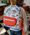 Sac à dos Happy Ride Hello Hossy avec voitures rétro pour enfants de 2 à 5 ans