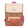 Sac à dos enfant Hello Hossy Léopard #6 beige rose et marron