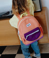 Sac à dos Mini Peach Pop Hello Hossy pêche et violet pour enfants de 2 à 5 ans