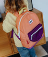 Sac à dos Mini Peach Pop Hello Hossy pêche et violet pour enfants de 2 à 5 ans