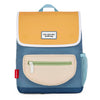 Sac à dos enfant Hello Hossy Mini Sam beige bleu et orange clair