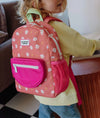 Sac à dos Peachy Bloom Hello Hossy rose fleuri pour enfants de 2 à 5 ans