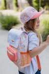 Sac à dos Retro Flowers Hello Hossy. Cartable imperméable pour enfant.