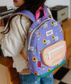 Sac à dos Sunflower Hello Hossy violet avec tournesols pour enfants de 2 à 5 ans