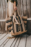 sac cabas mama love beige grand sac femme maman tendance fourre tout