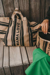 sac cabas mama love beige grand sac femme maman tendance fourre tout