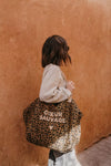 cabas leopard femme grand sac xl coeur sauvage sac weekend maman sac tendance leopard