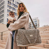 sac à langer 24/48h léopard effet lin Léo Beige Bebel