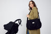 sac à langer Middle effet lin kaki Bebel
