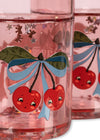 Set gobelets enfant paillettes cerises Konges Sløjd rose