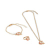Set 3 bijoux, collier, bracelet, bague licorne Konges Slojd.