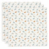Lot de 3 langes en gaze de coton 70x70 cm Jollein motif Roarsome dinosaures – doux et pratiques pour bébé