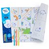 Set réutilisable en silicone, thème des chiffres, marque Super Petit.