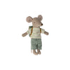 Souris tricycle grand frère Mint Maileg.