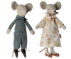 Souris grand-mère et grand-père Maileg.