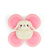 Jouet sensoriel bébé Spinner Bunny Tiger Tribe – ventouse d’éveil lapin rose