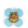 Jouet sensoriel bébé Spinner Ours Tiger Tribe – ventouse d’éveil ourson bleu