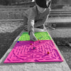 Tapis de jeu en PVC souple pour billes, Cosmos rose, Game Plak.