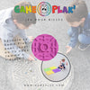 Tapis de jeu en PVC souple pour billes, Cosmos rose, Game Plak.