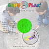 Tapis de jeu billes en PVC souple, Eclair verte, Game Plak'.