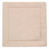 Tapis de parc Jollein 100x100 cm bouclé Naturel – tapis bébé moelleux et doux pour parc ou coin jeu