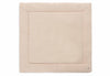Tapis de parc Jollein 100x100 cm bouclé Naturel – tapis bébé moelleux et doux pour parc ou coin jeu