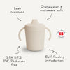 Tasse d’apprentissage avec anses et bec verseur en plastique PP ivoire Mushie – Concept store famille