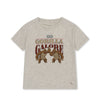 T-shirt Off white melange avec gorilles Konges Slojd.