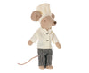 Tenue chef de cuisine pour souris grand frère et grande soeur Maileg.