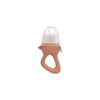 Tétine grignoteuse bébé en silicone couleur caramel Zakuw