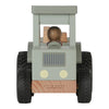 Tracteur avec remorque en bois, collection Little Farm, marque Little Dutch.
