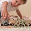 Circuit train en bois Little Farm Little Dutch.