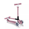 Trottinette 3 roues lumineuses rose framboise Globber
