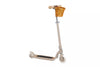 Trottinette 2 roues Banwood beige - trottinette enfant design avec panier en osier