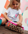 Trousse Hello Hossy Léopard 7 avec imprimé animalier et deux compartiments